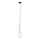 Luster na sajli DAISY 1xG9/12W/230V prečnik 14 cm sjajni hrom/crna/bela