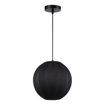 Luster na sajli DANA 1xE27/15W/230V prečnik 25 cm crna