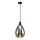 Luster na sajli DENSO 1xG9/5W/230V prečnik 20 cm crni hrom