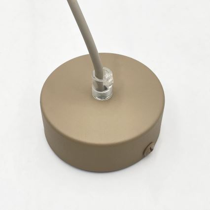 Luster na sajli DESTELLO 1xE27/15W/230V prečnik 21 cm bež