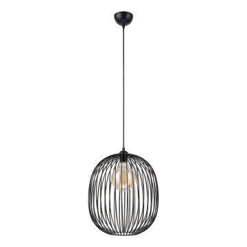 Luster na sajli DESTELLO 1xE27/15W/230V prečnik 32 cm crna