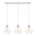 Luster na sajli DIAMENT MINI 3xE27/60W/230V