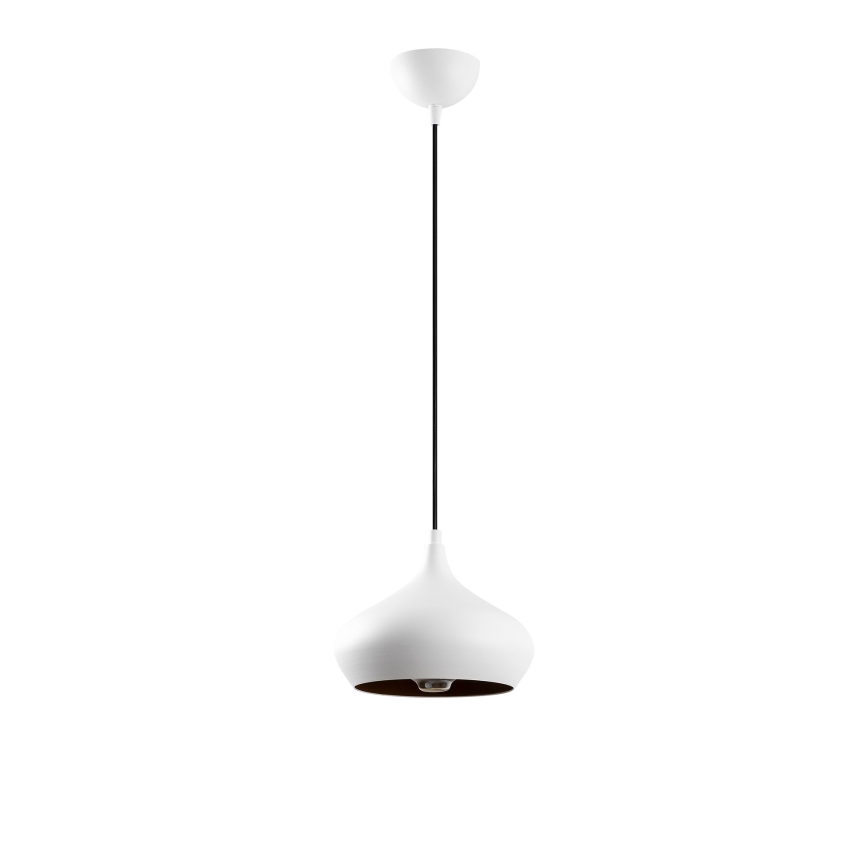 Luster na sajli DODO 1xE27/40W/230V bela