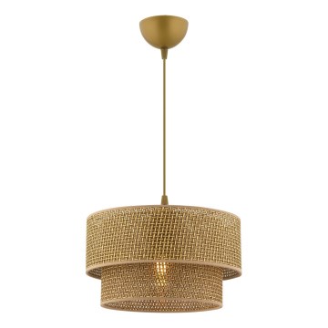 Luster na sajli ECHO 1xE27/60W/230V, braon