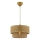Luster na sajli ECHO 1xE27/60W/230V, braon