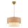 Luster na sajli ECHO 1xE27/60W/230V braon/krem