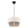 Luster na sajli ECHO 1xE27/60W/230V krem/siva