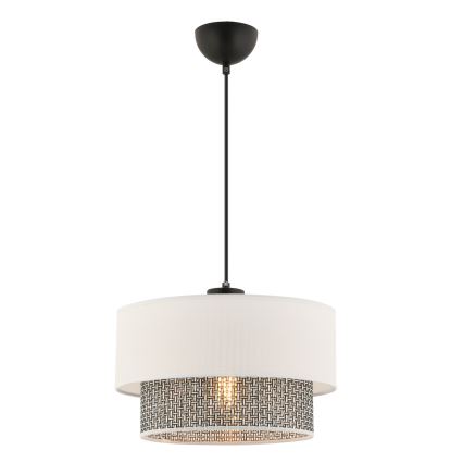 Luster na sajli ECHO 1xE27/60W/230V krem/siva