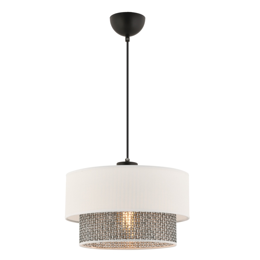 Luster na sajli ECHO 1xE27/60W/230V krem/siva