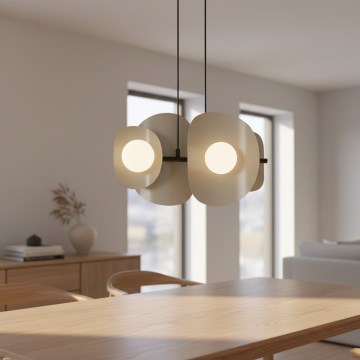 Luster na sajli ELEMENTI 4xG9/8W/230V bež
