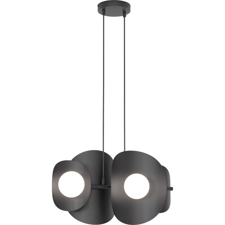 Luster na sajli ELEMENTI 4xG9/8W/230V crna