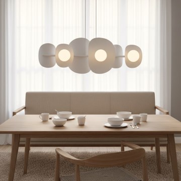 Luster na sajli ELEMENTI 6xG9/8W/230V bela