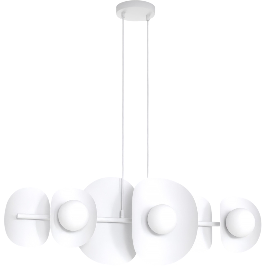 Luster na sajli ELEMENTI 6xG9/8W/230V bela