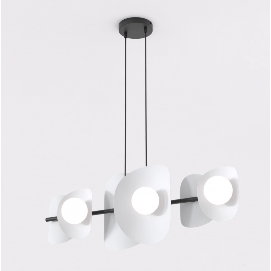 Luster na sajli ELEMENTI 6xG9/8W/230V siva