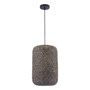 Luster na sajli ELLEN 1xE27/20W/230V, prečnik 30 cm, antracit