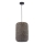 Luster na sajli ELLEN 1xE27/20W/230V, prečnik 30 cm, antracit