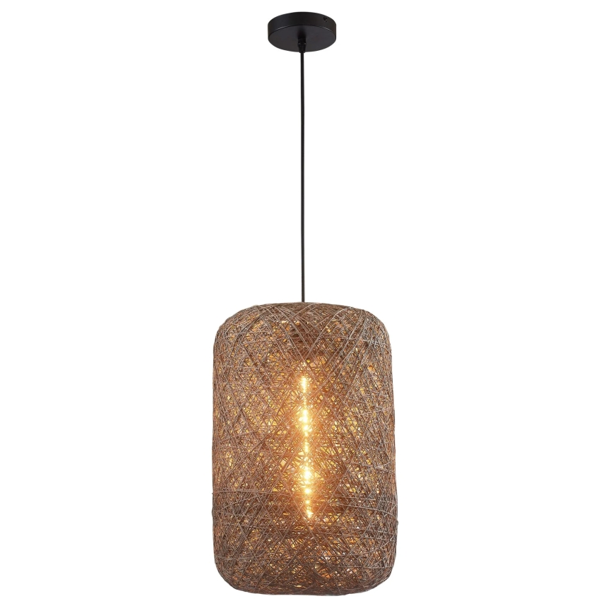 Luster na sajli ELLEN 1xE27/20W/230V, prečnik 30 cm, antracit