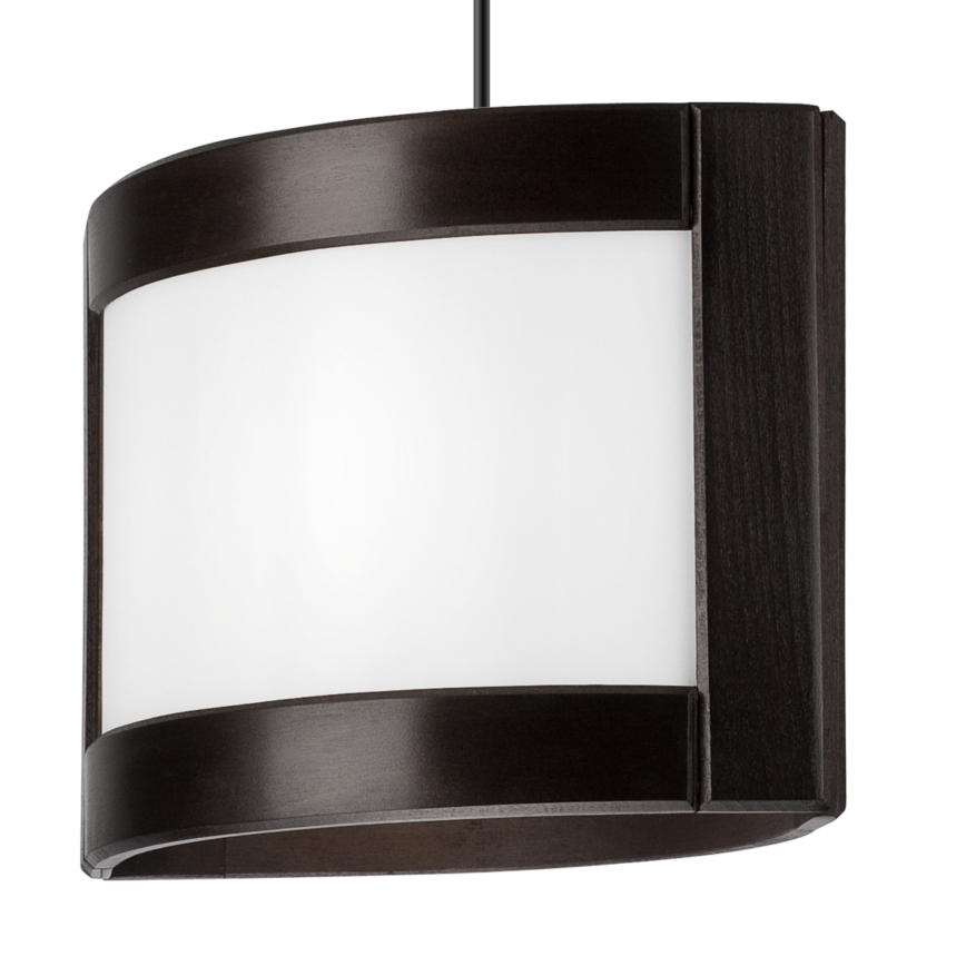 Luster na sajli ELODIE, 1xE27/60W/230V, hrast