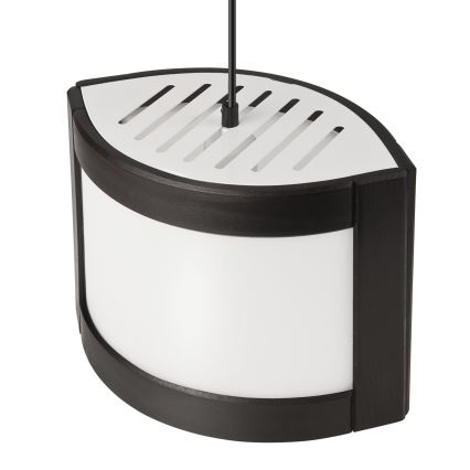 Luster na sajli ELODIE, 1xE27/60W/230V, hrast