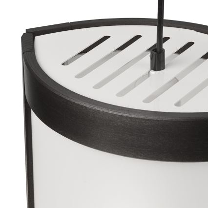 Luster na sajli ELODIE, 1xE27/60W/230V, hrast