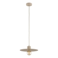 Luster na sajli EMELI 1xE27/15W/230V bež