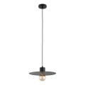 Luster na sajli EMELI 1xE27/15W/230V, crne boje
