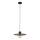 Luster na sajli EMELI 1xE27/15W/230V, crne boje