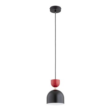 Luster na sajli ENTORI 1xE27/15W/230V crna/crvena