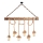Luster na sajli EREBOS 6xE27/40W/230V braon