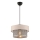 Luster na sajli ERO 1xE27/60W/230V krem/siva