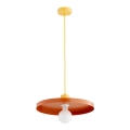 Luster na sajli ETERI 1xE27/15W/230V bakarna/žuta