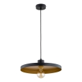 Luster na sajli ETERI 1xE27/15W/230V crna/zlatna