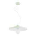 Luster na sajli ETERI 1xE27/15W/230V mentol zelene boje
