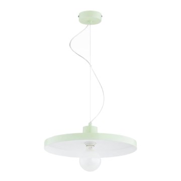 Luster na sajli ETERI 1xE27/15W/230V mentol zelene boje