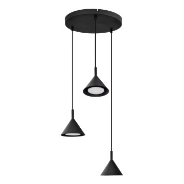 Luster na sajli ETNA 3xGX53/10W/230V crni