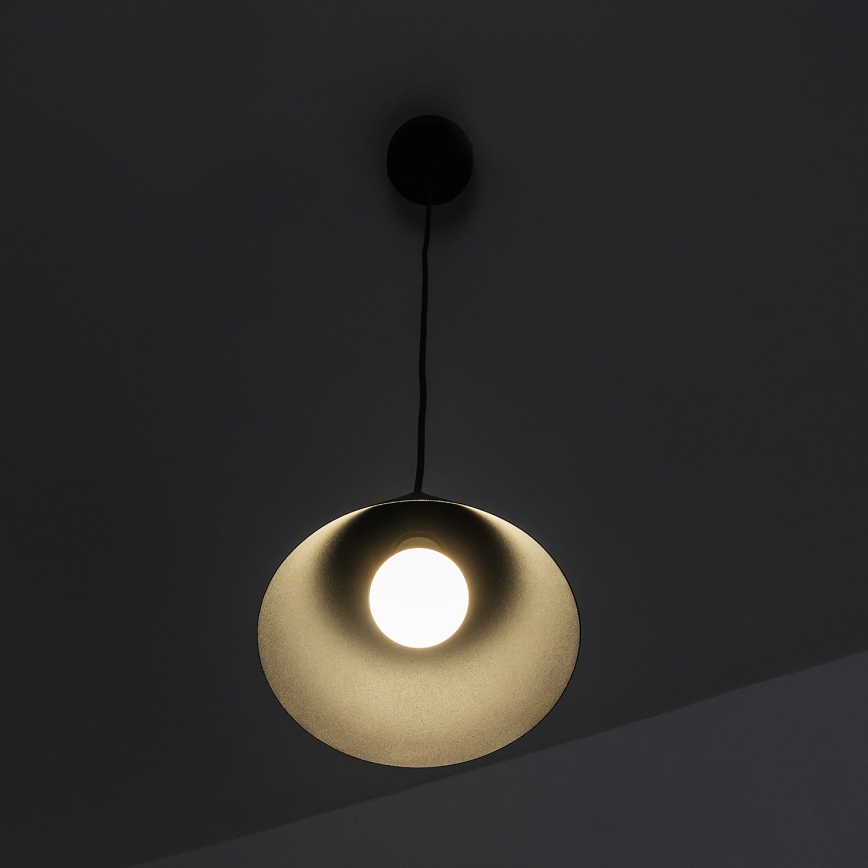 Luster na sajli ETNA II 1xE27/15W/230V prečnik 18,5 cm crn