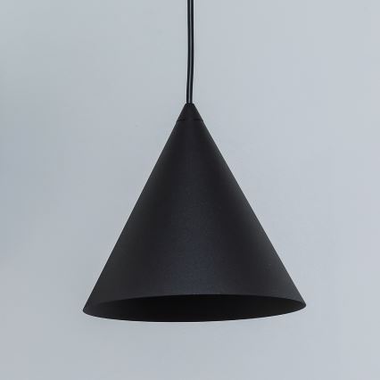 Luster na sajli ETNA II 1xE27/15W/230V prečnik 18,5 cm crn