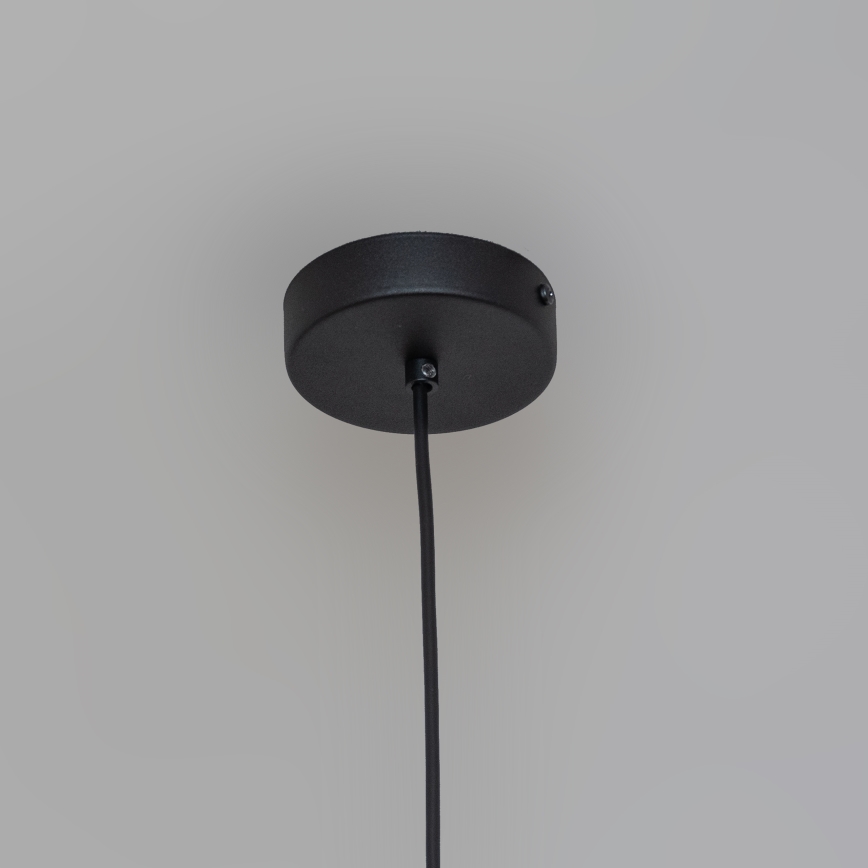 Luster na sajli ETNA II 1xE27/15W/230V prečnik 18,5 cm crn