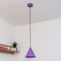 Luster na sajli ETNA II 1xE27/15W/230V prečnik 18,5 cm ljubičasta