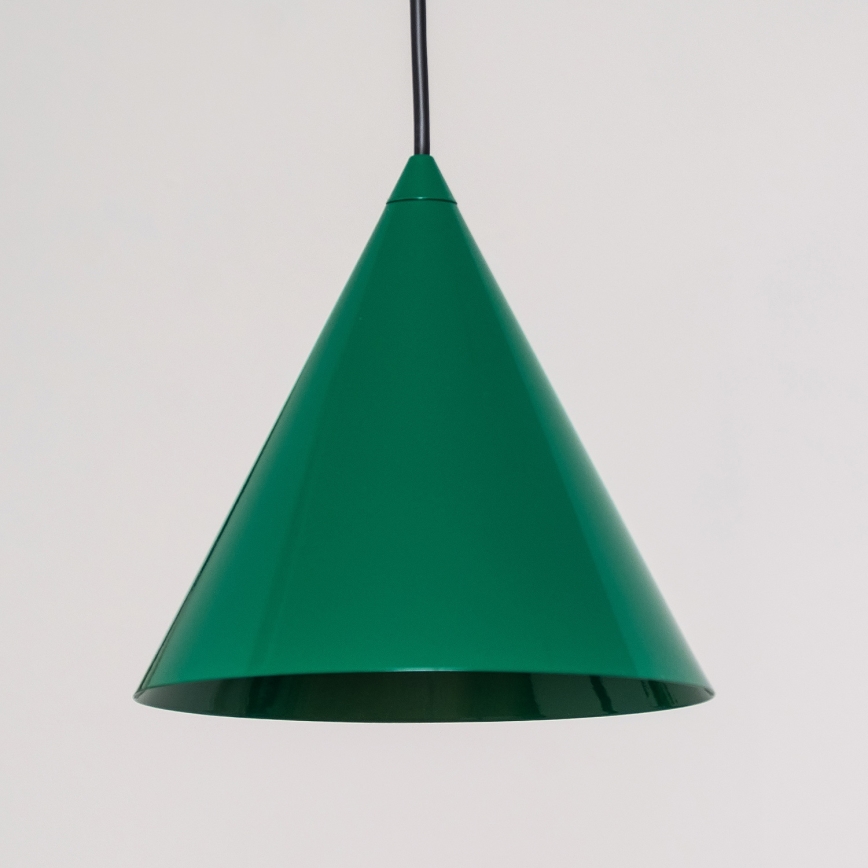 Luster na sajli ETNA II 1xE27/15W/230V, prečnik 18,5 cm, zelene boje