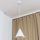 Luster na sajli ETNA II, 1xE27/15W/230V, prečnik 25 cm, bela