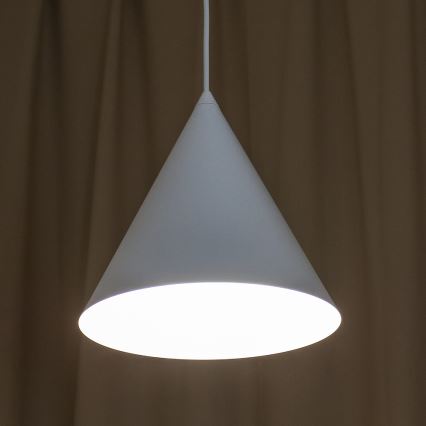 Luster na sajli ETNA II, 1xE27/15W/230V, prečnik 25 cm, bela