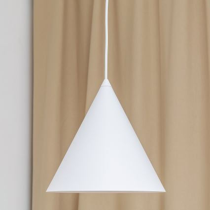 Luster na sajli ETNA II, 1xE27/15W/230V, prečnik 25 cm, bela