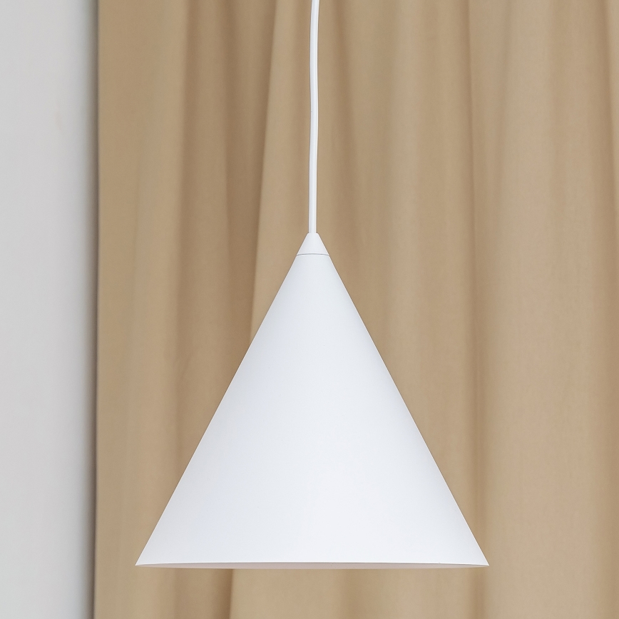 Luster na sajli ETNA II, 1xE27/15W/230V, prečnik 25 cm, bela