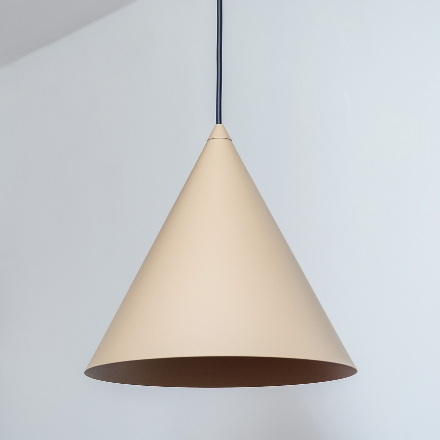 Luster na sajli ETNA II 1xE27/15W/230V prečnik 25 cm bež