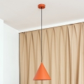 Luster na sajli ETNA II, 1xE27/15W/230V, prečnik 25 cm, narandžaste boje