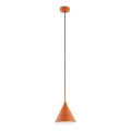 Luster na sajli FABO 1xE27/15W/230V Ø 17 cm u boji bakra