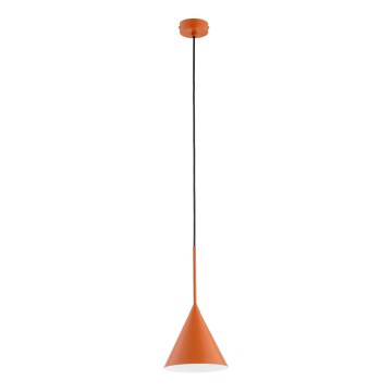Luster na sajli FABO 1xE27/15W/230V Ø 17 cm u boji bakra