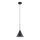 Luster na sajli FABO 1xE27/15W/230V Ø 20,5 cm crna