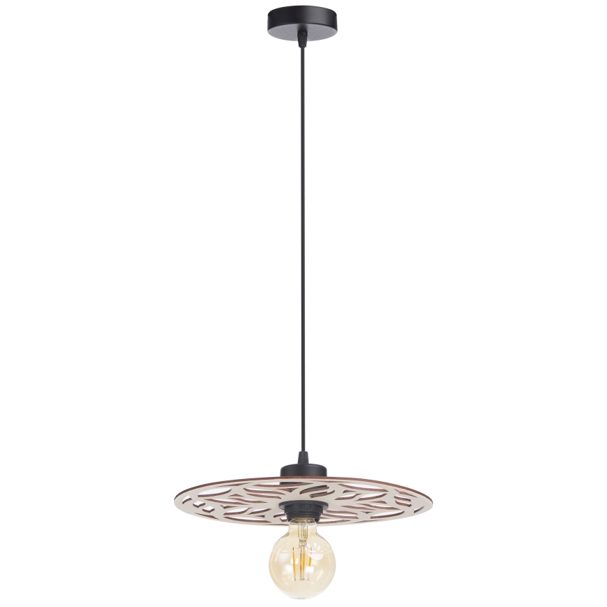 Luster na sajli FALCO 1xE27/60W/230V prečnik 30 cm bež